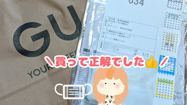 Gu 高機能フィルター入りマスクの使用感をレビュー ユニクロとの比較も ヨンデミテ